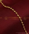 BCT338 - Gold Bracelet Design Gold Beads Light Weight Gold Covering Hand Chain for Girls