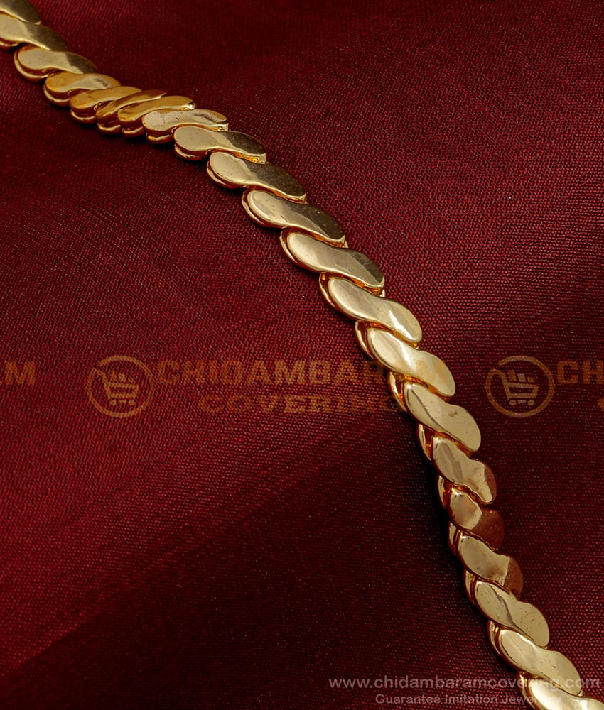 BCT345 - New Model Boys Bracelet Gold Design One Gram Gold Guaranteed Jewellery Online