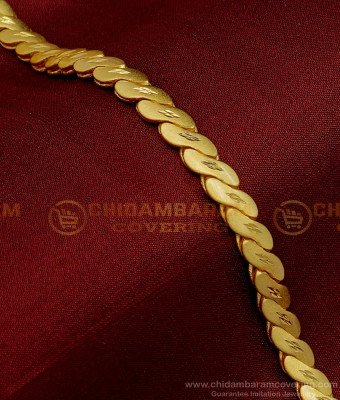BCT346 - Real Gold Tone First Quality Gold Forming Bracelet Design for Men 