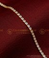 BCT351 - Sparkling White Stone Party Wear Modern Hand Bracelet Design for Ladies 