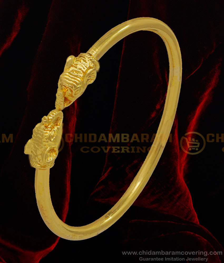 BCT353 - Original Impon Mens Kappu Elephant Design Adjustable Panchalogam Kappu