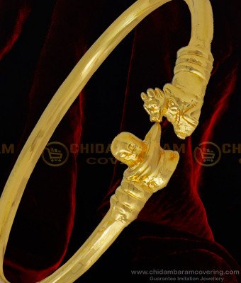 BCT354 - Original Impon Shiva Shiva Lingam and Nandi Kappu Panchaloga Kada Bracelet Buy Online