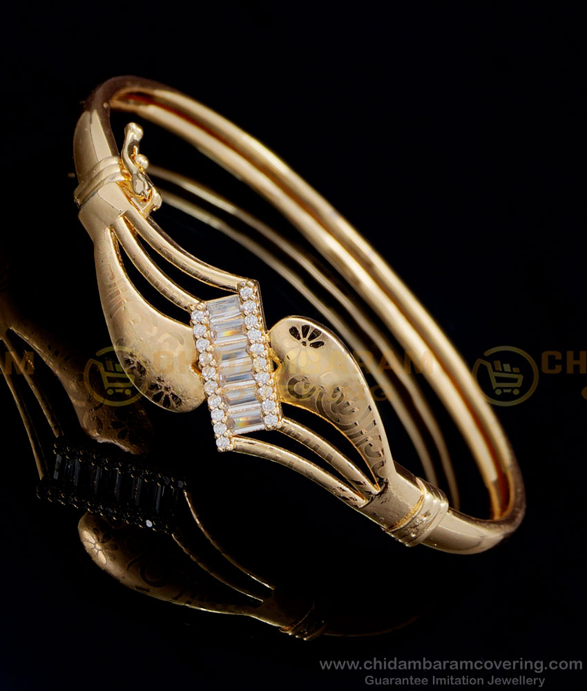 BCT358 - 2.8 size Charming White Stone Fancy Bracelet Designs  