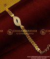 BCT36 - Latest New Design White Stone Yellow Gold Bracelet Buy Online 