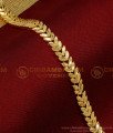 BCT378 - Beautiful Leaf Design Gold Plated Bracelet for Ladies  
