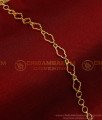 BCT381 - Elegant Light Weight Chain Type 1 Gram Gold Bracelet