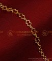 BCT382 - 1 Gram Gold Bracelet Simple Hand Chain Design Online