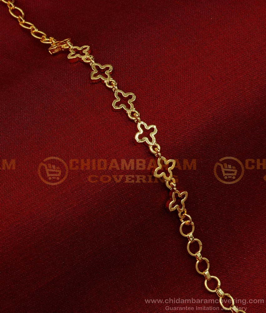BCT383 - Trendy Daily Use Simple Hand Chain Bracelet for Ladies
