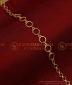 BCT384 - Beautiful Round Design Gold Covering Bracelet for Ladies