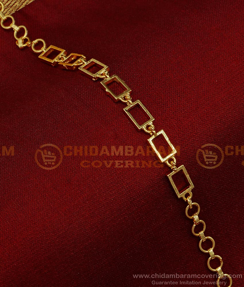 BCT385 - New Model Light Teenage Girl 1 Gram Gold Bracelet
