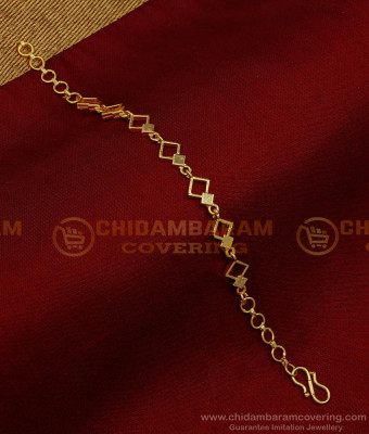 BCT387 - stylish gold Bracelet Designs for girls gold plated jewellery