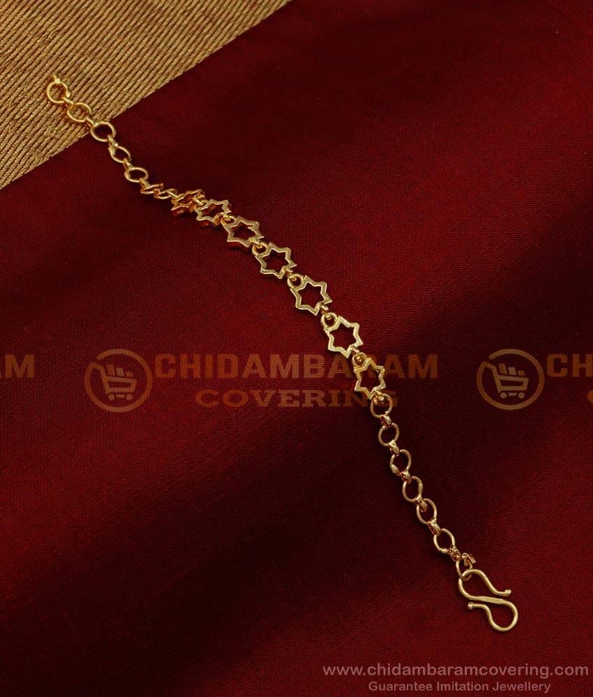 BCT388 - Modern Daily Wear Simple Gold Bracelet Design for Women 