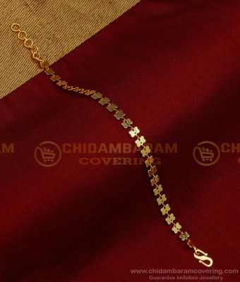 BCT389 - Elegant Light Weight Gold Plated Bracelet for College Girls 