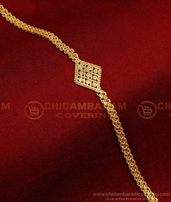 BCT391 - Simple Gold Plated Daily Wear Bracelet Design for Girls