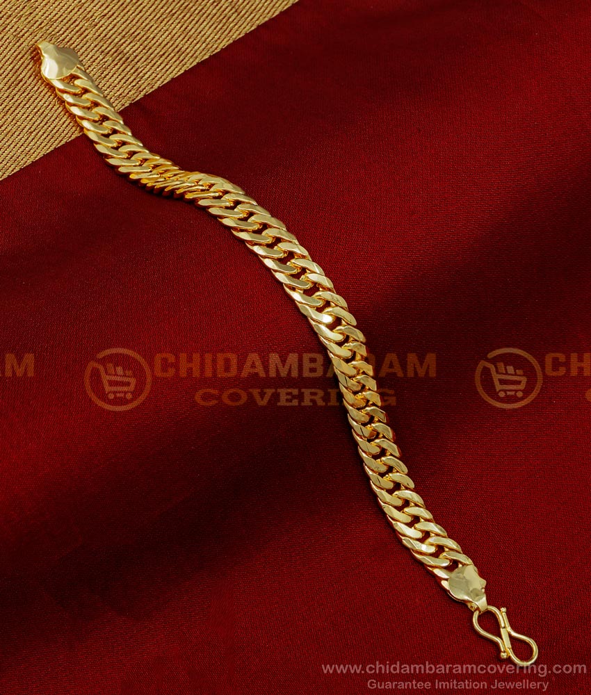 BCT402 - 1 Gram Gold with Guaranteed Gold Link Chain Bracelet for Boys