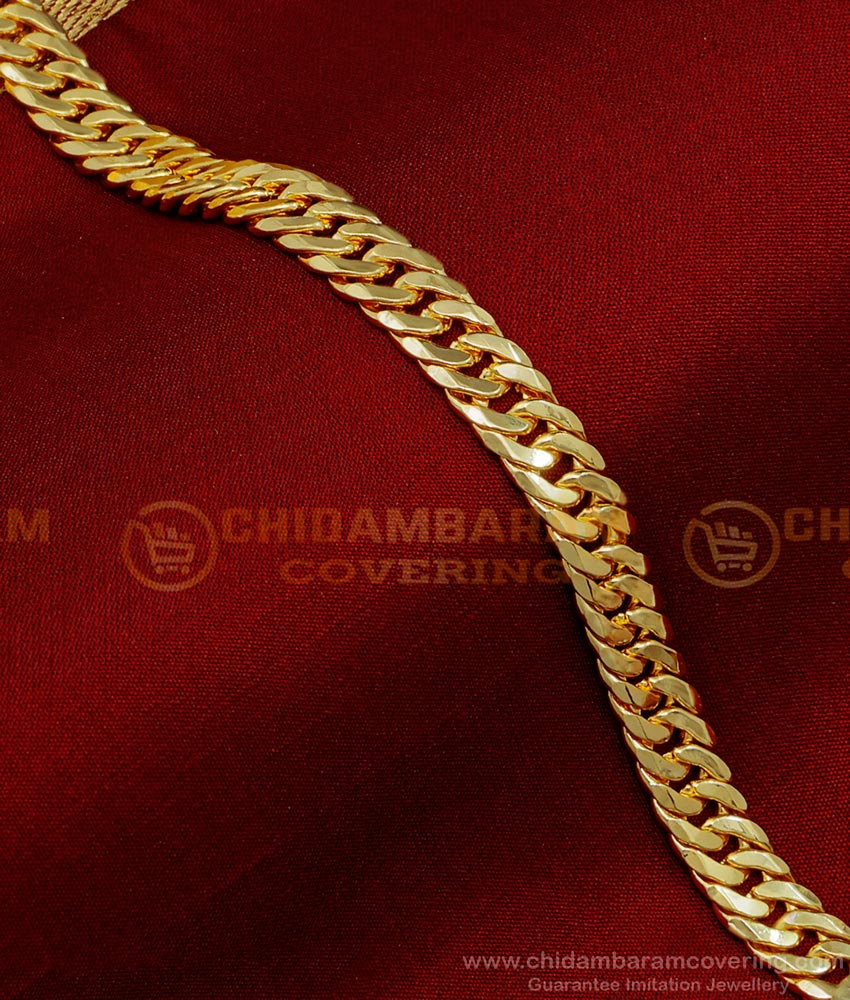 BCT402 - 1 Gram Gold with Guaranteed Gold Link Chain Bracelet for Boys