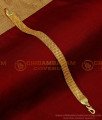 BCT403 - Real Gold Look Hand Chain Bracelet Designs for Men 