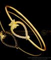 BCT407 - Elegant Butterfly Design White Stone Bracelet Designs for Girls