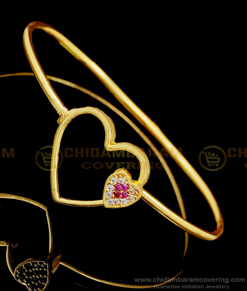 BCT409 - Beautiful One Gram Gold Stone Bracelets for Ladies