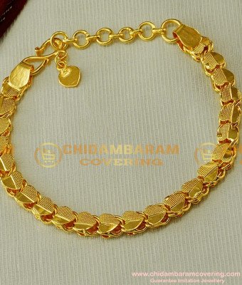 BCT41 - Trendy Gold Inspired Heart Shape Bracelet Design for Women