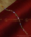 BCT413 - Stylish Colourful Stone Daily Wear Crystal Bracelet