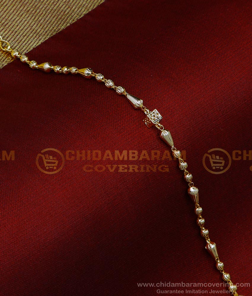 BCT415 - Simple Daily Wear Simple Gold Bracelet Designs for Ladies