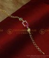 BCT424 - Attractive Ruby Stone Party Wear Fancy Bracelet for Girls