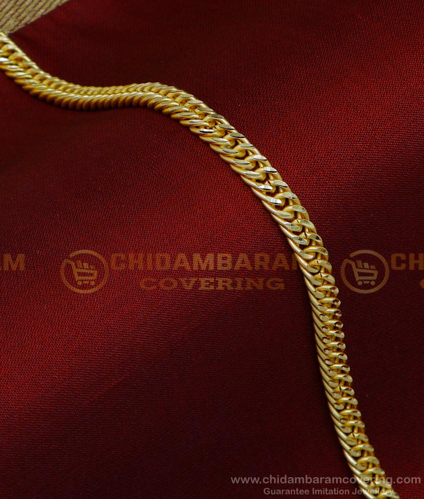 BCT428 - Gold Look Bracelet Design for Men 2 Gram Gold Jewellery