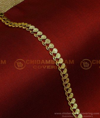 BCT437 - Simple Light Weight 1 Gram Gold Bracelet for Ladies