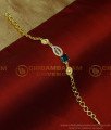 BCT441 - Beautiful Emerald Stone Leaf Design Party Wear Bracelet Designs 
