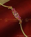 BCT442 - Attractive Ruby Stone One Gram Gold Bracelet Designs Online