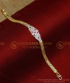 BCT444 - Traditional Gold Design Stone Impon Bracelet for Women