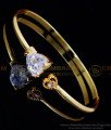 BCT456 - Elegant Daily Wear White Stone Bracelet Design for Girls 