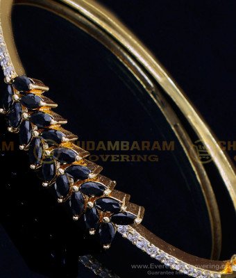 BCT462 - Unique Best Quality Black Stone Bracelet for Girls