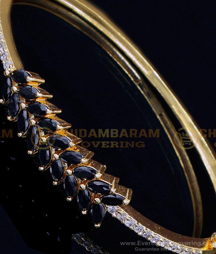 BCT462 - Unique Best Quality Black Stone Bracelet for Girls