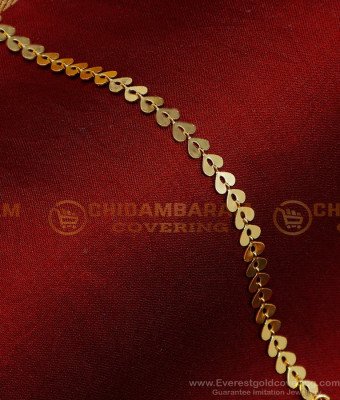 BCT467 - Elegant Daily Use Heart Design 1 Gram Gold Bracelet
