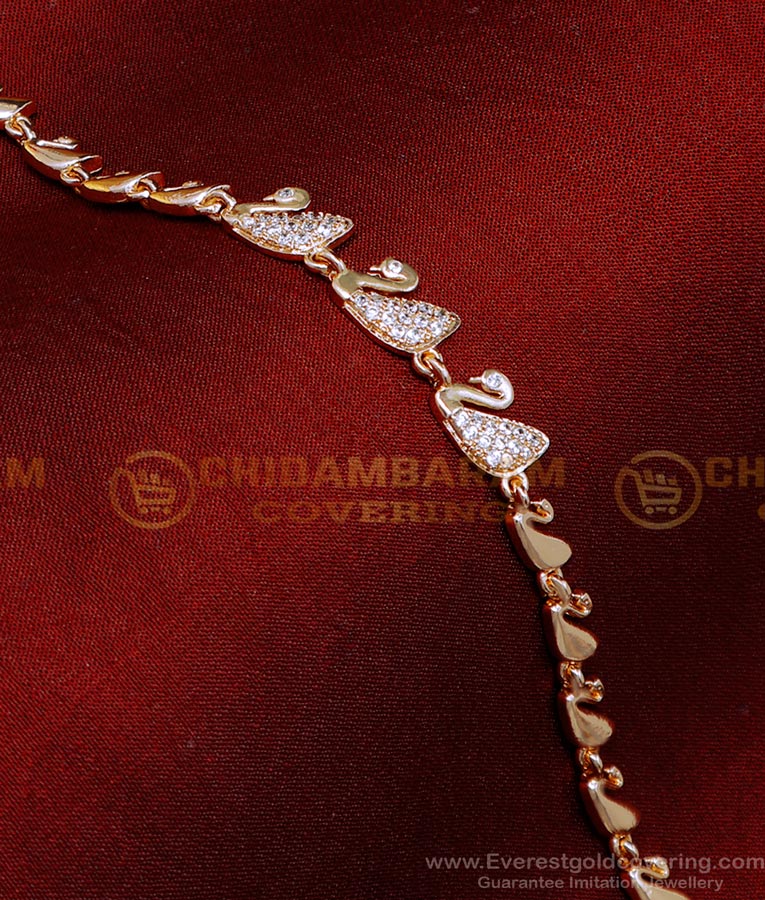 BCT469 - Charming Duck Model Rose Gold Bracelet for Women