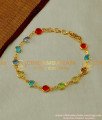 BCT47 - Attractive Gold Multicolor Gems Stone Bracelet Buy Online Shopping