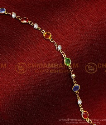 BCT472 - Elegant Weight Loss Multicolor Stone Bracelet for Ladies