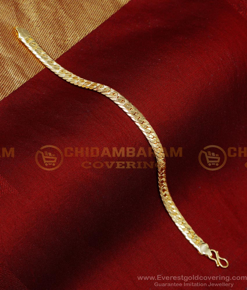BCT475 - Gold Design Daily Use 2 Gram Plated Bracelet for Men