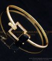 BCT479 - Unique Bangle Black and White Stone Bracelet for Women