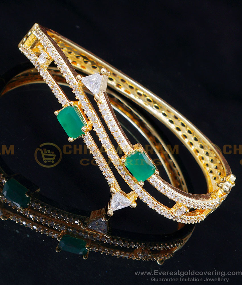 BCT492 - Fancy Diamond Bracelet Modern Gold Bracelet Designs Online