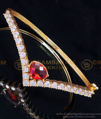 BCT493 - Diamond Stone Ladies Fancy Modern Gold Bracelet Designs