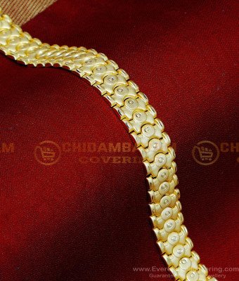 BCT501 - Real Gold Look Wedding Gold Chain Bracelet Design Men