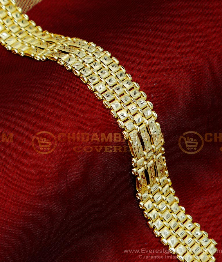 BCT504 - Groom Jewellery Bracelet Gold Chain for Men New Design