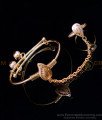 BCT514 - Kids Beautiful Rose Gold Adjustable Ring Bracelet