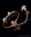 BCT516 - Rose Gold Adjustable Ring Bracelet Chain Kids Jewellery
