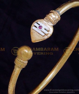 BCT523 - Impon Daily Wear Murugan Vel Kappu Design Kada for Men