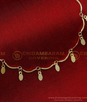 BCT528 - 1 Gram Gold Light Weight Hanging Bracelet for Women