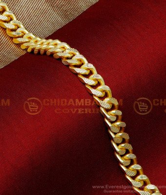 BCT533 - Wedding Wear 2 Gram Gold Mens Bracelet Design Gold